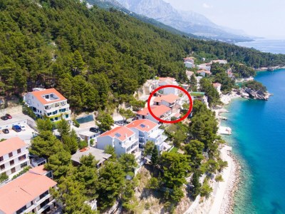 Apartment Three bedroom apartment with terrace and sea view Brela, Makarska A-20075-a - Outdoor photo 2
