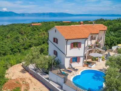 Apartment One bedroom apartment with balcony and sea view Drenje, Labin A-23001-a in Labin - Apartment