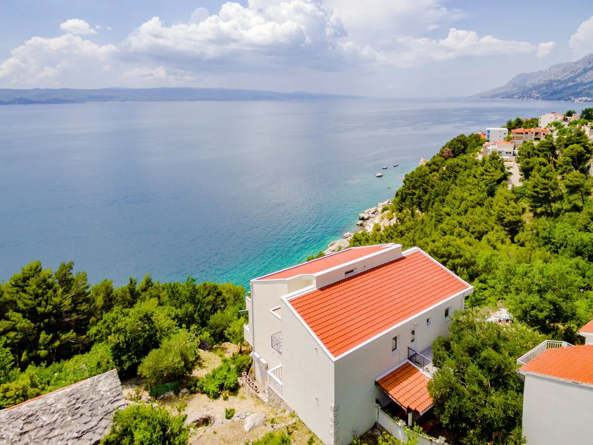 Apartment Studio flat with balcony and sea view Brela, Makarska AS-24416-a - Outdoor photo 3