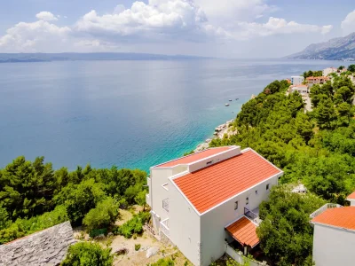 Apartment Studio flat with balcony and sea view Brela, Makarska AS-24416-a - Outdoor photo 3