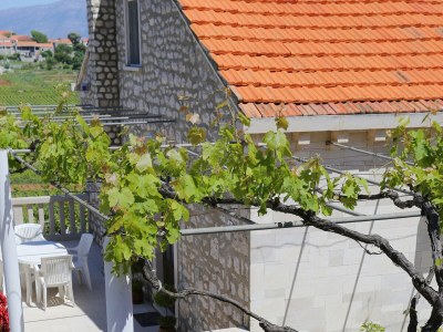 Apartment Two bedroom apartment with terrace and sea view Lumbarda, Korčula A-4352-c - Outdoor photo 10