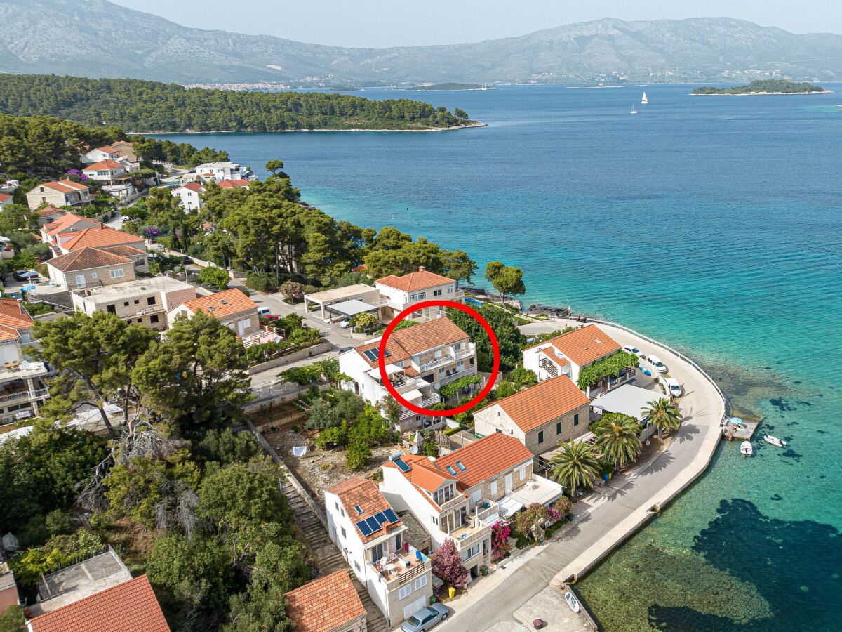 Apartment One bedroom apartment near beach Lumbarda, Korčula A-4348-b