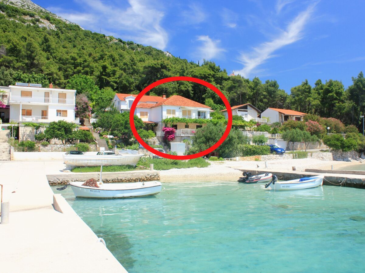 Apartment One bedroom apartment near beach Kučište - Perna, Pelješac A-4544-a