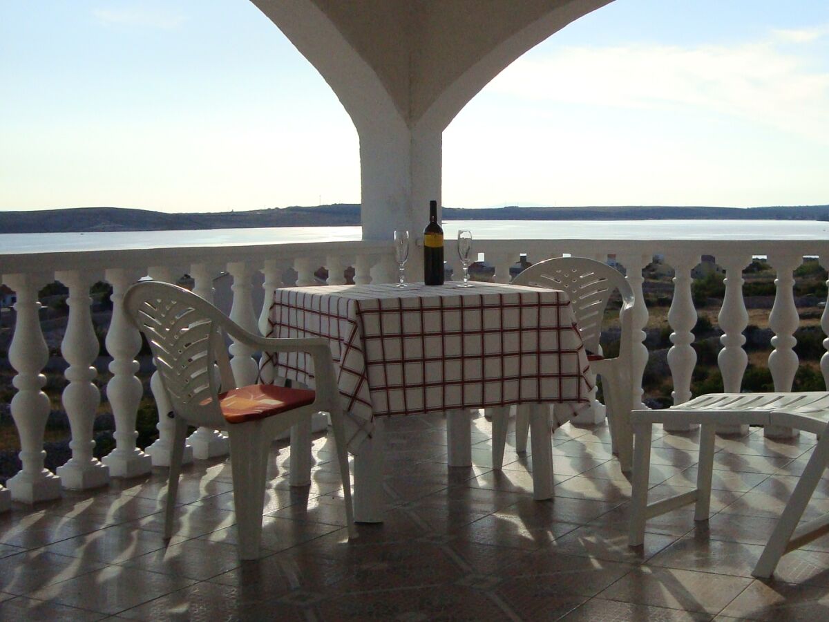 Apartment Studio flat with terrace and sea view Kustići, Pag AS-6392-a