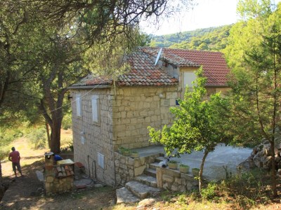Apartment Studio flat with terrace and sea view Milna, Vis AS-8490-a - Outdoor photo 4