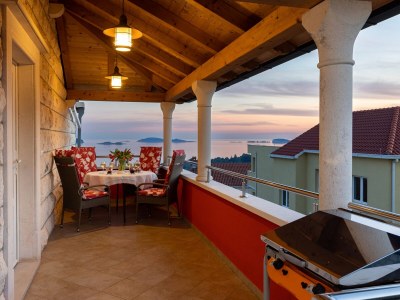 Apartment Two bedroom apartment with terrace and sea view Mlini, Dubrovnik A-8566-b - Outdoor photo 31