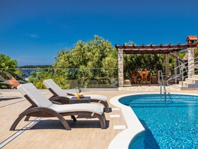 Apartment Two bedroom apartment near beach Prižba, Korčula A-10056-c - Outdoor photo 14