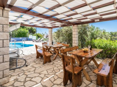 Apartment Two bedroom apartment near beach Prižba, Korčula A-10056-d - Outdoor photo 16