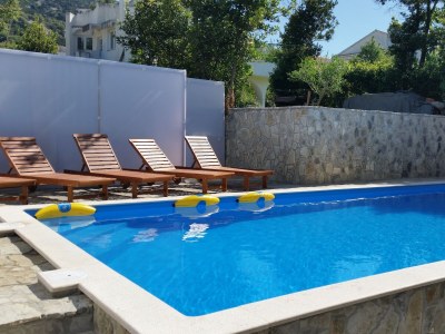 Apartment One bedroom apartment with terrace Baška, Krk A-18733-d - Outdoor photo 7