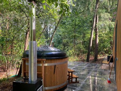 Chalet Vakantiepark De Wiltzangh- Houtenborg Lodge Hottub - Outdoor photo 7