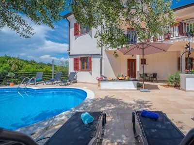 Apartment Two bedroom apartment with balcony and sea view Drenje, Labin A-22992-b - Outdoor photo 9