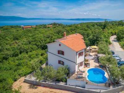 Apartment One bedroom apartment with terrace and sea view Drenje, Labin A-22992-f - Outdoor photo 4