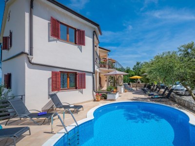 Apartment Two bedroom apartment with terrace and sea view Drenje, Labin A-22999-b - Outdoor photo 18