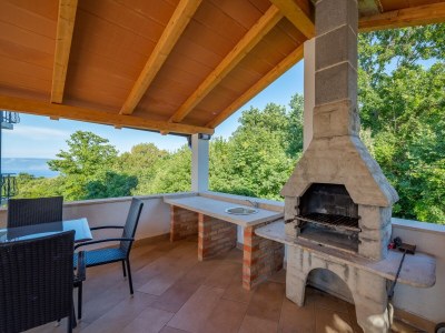 Apartment Two bedroom apartment with terrace and sea view Drenje, Labin A-22999-b - Outdoor photo 26