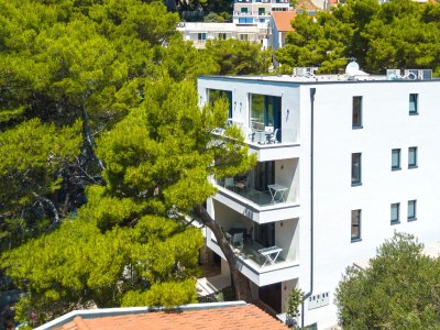 Apartment One bedroom apartment near beach Brela, Makarska A-6007-i - Outdoor photo 3