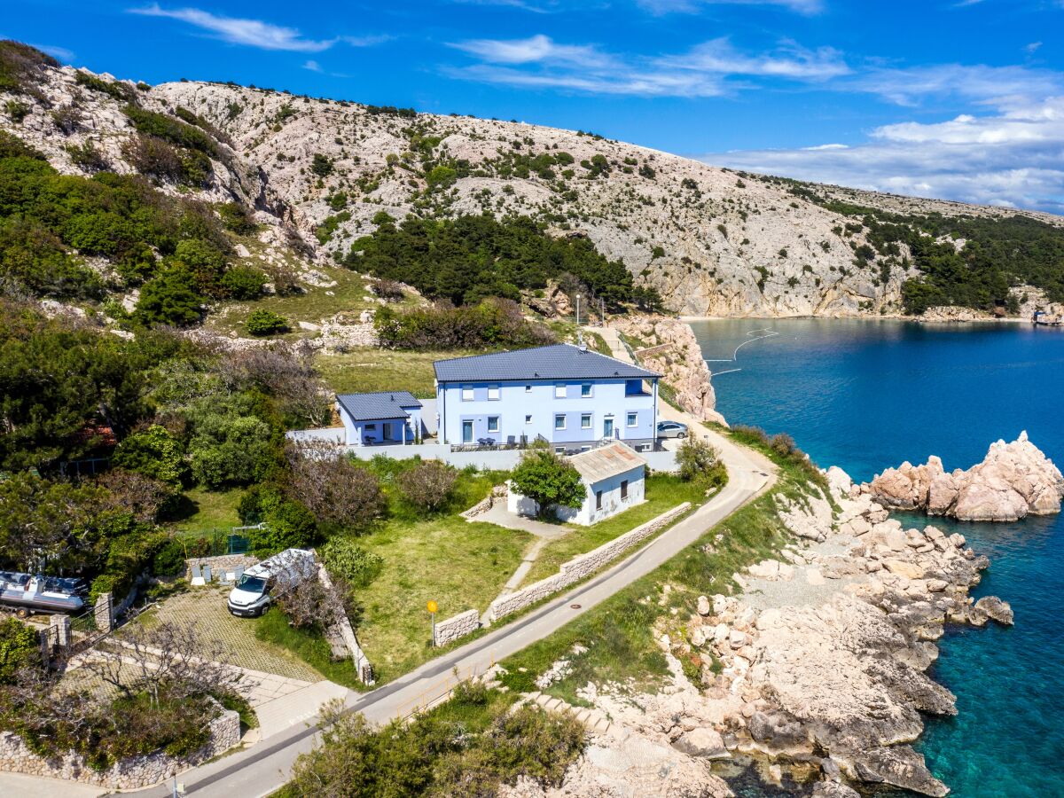 Apartment Two bedroom apartment with terrace and sea view Baška, Krk A-18824-a