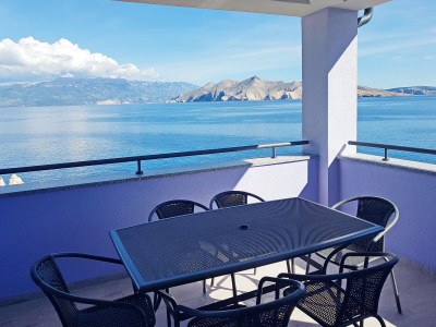 Apartment Two bedroom apartment with terrace and sea view Baška, Krk A-18824-a - Outdoor photo 19