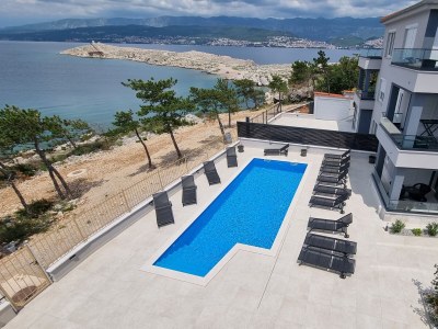 Apartment One bedroom apartment with terrace and sea view Šilo, Krk A-21242-b - Outdoor photo 26