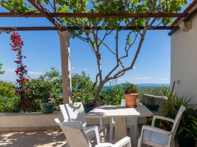 Apartment Two bedroom apartment with terrace and sea view Puntinak, Brač A-718-a - Outdoor photo 9