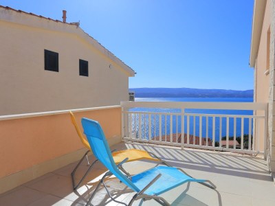 Apartment Studio flat with balcony and sea view Stanići, Omiš AS-2818-b - Outdoor photo 9
