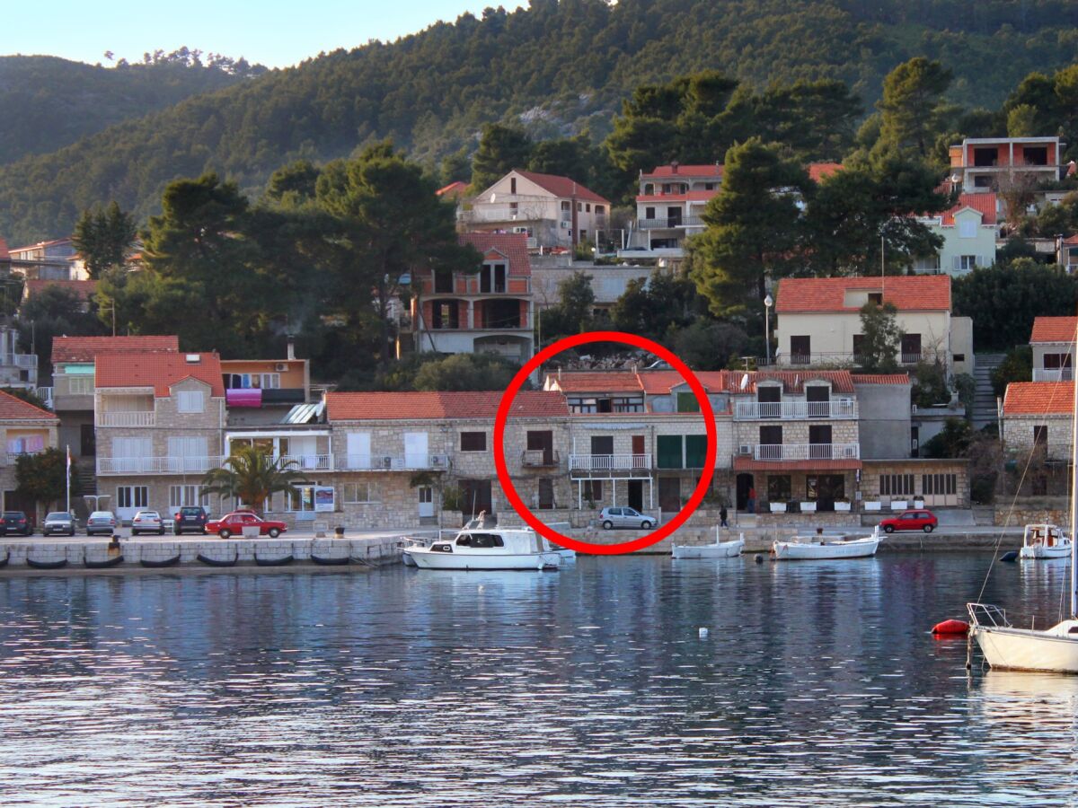 Apartment Two bedroom apartment with terrace and sea view Brna, Korčula A-7553-a