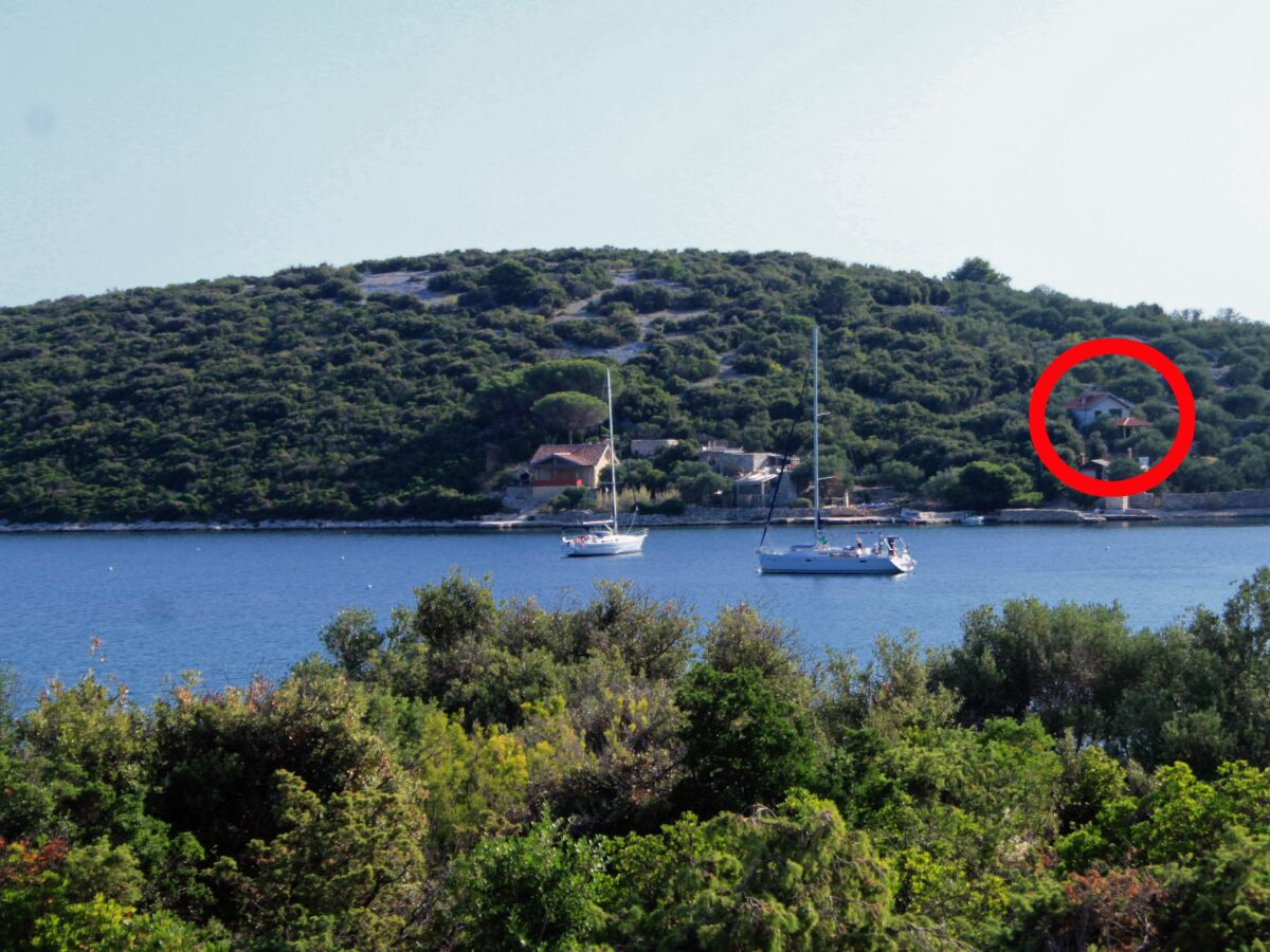 Holiday house Four-bedroom house near beach Cove Lađin - Lanđin, Pašman K-8500