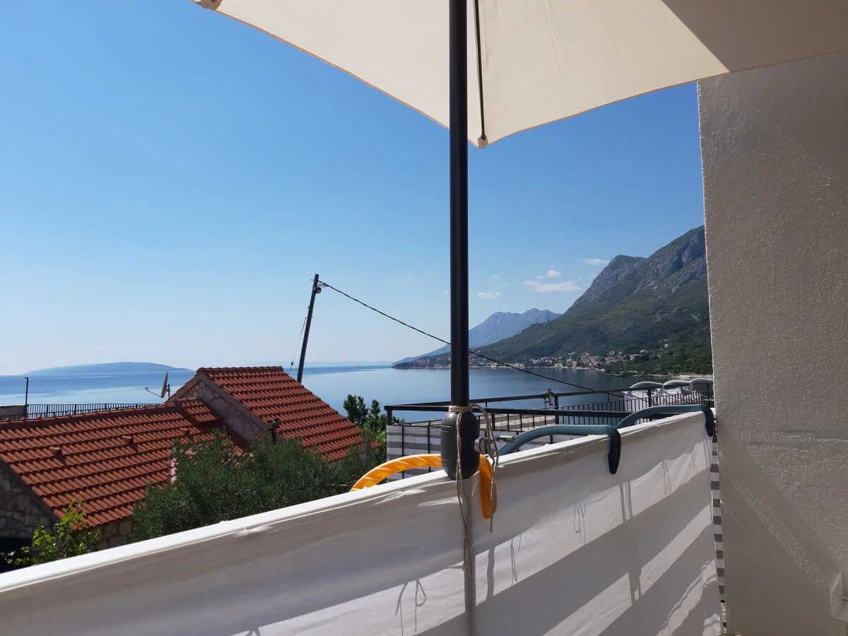 Apartment Studio flat with balcony and sea view Gradac, Makarska AS-15642-b