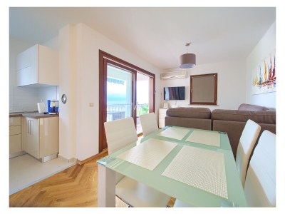 Apartment Two bedroom apartment with terrace and sea view Malinska, Krk A-19280-a in Malinska - Apartment