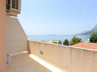 Apartment One bedroom apartment with balcony and sea view Gradac, Makarska A-21172-b - Outdoor photo 17