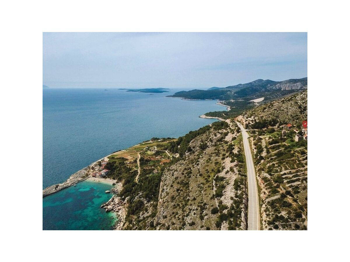 Holiday house One bedroom house with terrace and sea view Cove Zaraće, Hvar K-23952