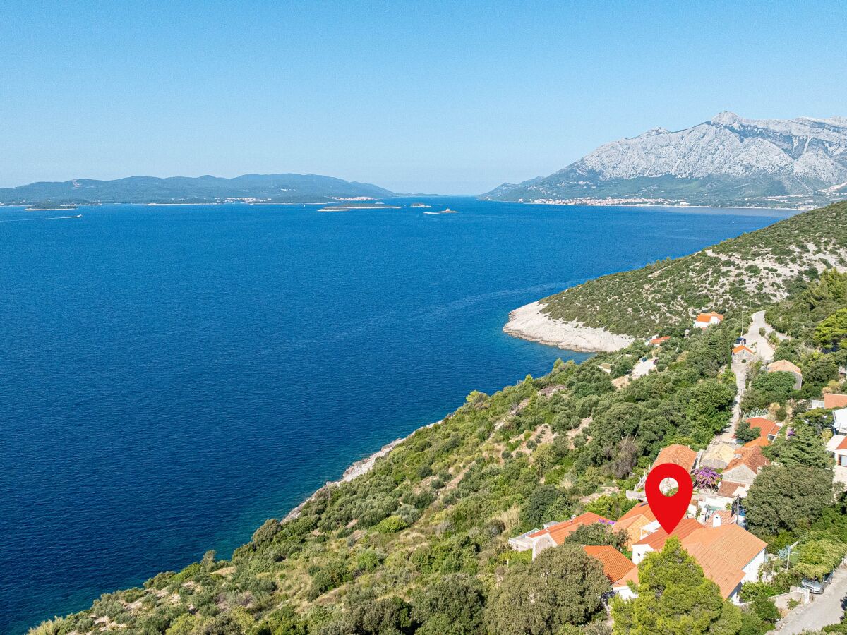 Holiday house Two bedroom house with terrace and sea view Borje, Pelješac K-24805
