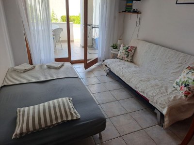Apartment One bedroom apartment with terrace and sea view Punat, Krk A-24812-a - Outdoor photo 7