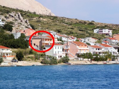 Apartment One bedroom apartment near beach Metajna, Pag A-6522-i - Outdoor photo 2