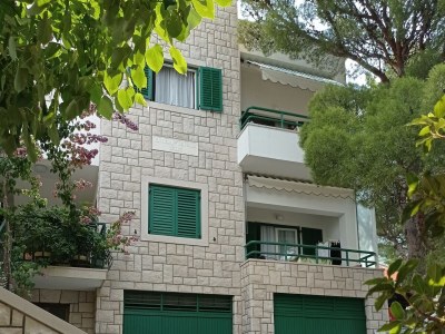 Apartment Studio flat with terrace and sea view Brela, Makarska AS-20186-a - Outdoor photo 5