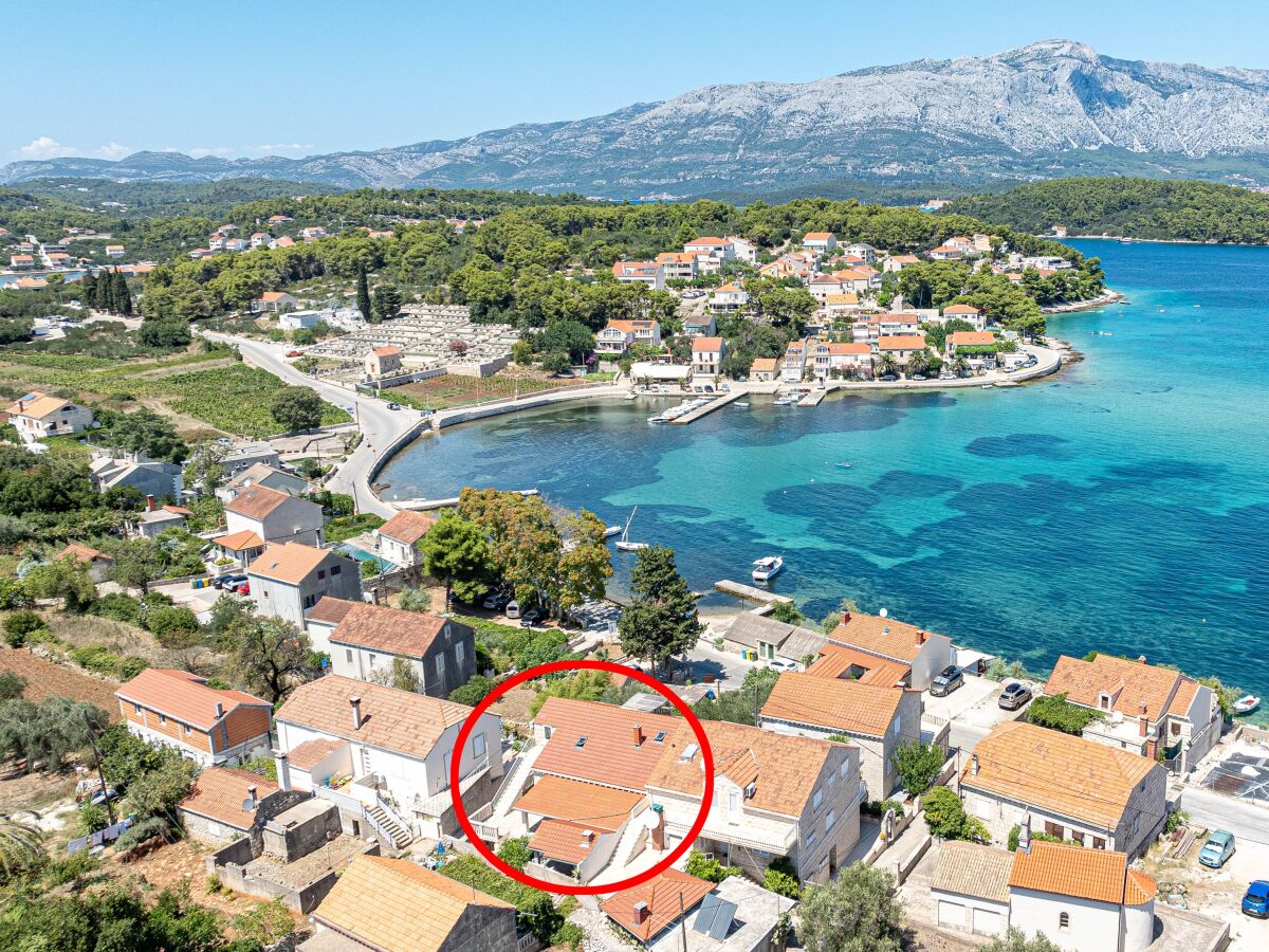 Apartment Comfortable and spacious apartment near beach Lumbarda, Korčula A-21290-a