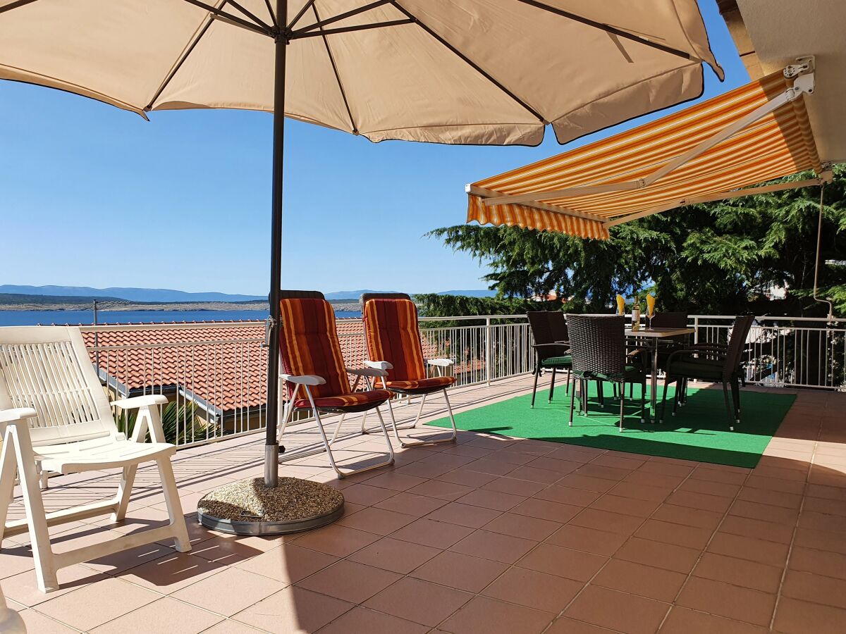 Apartment One bedroom apartment with terrace and sea view Dramalj, Crikvenica A-2397-c