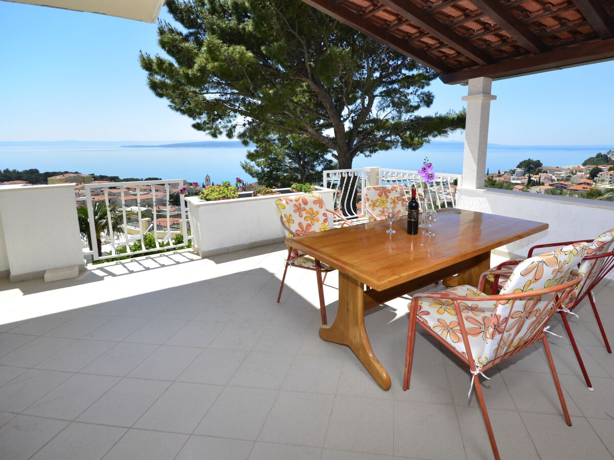 Apartment One bedroom apartment with terrace and sea view Baška Voda, Makarska A-12442-a