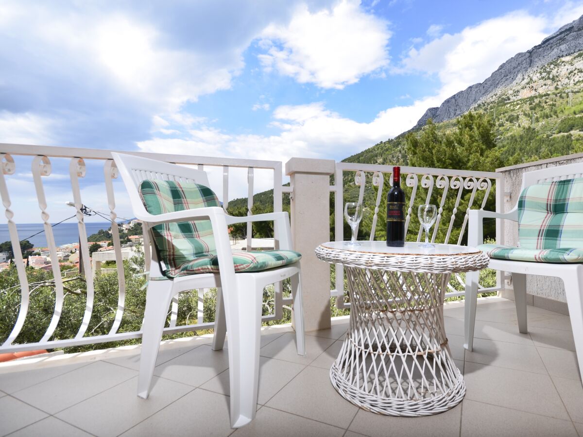 Apartment Studio flat with balcony and sea view Baška Voda, Makarska AS-12442-a
