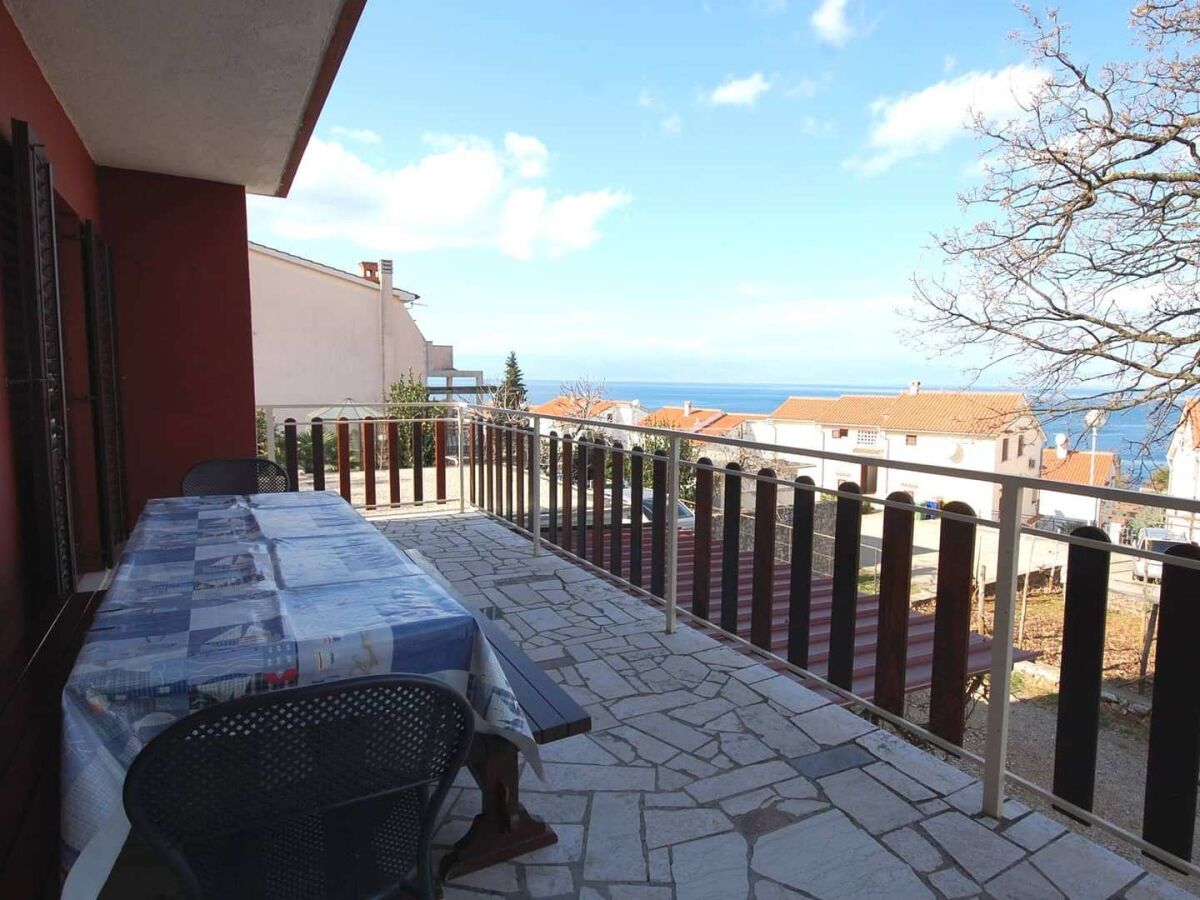 Apartment Three bedroom apartment with terrace and sea view Njivice, Krk A-21858-b