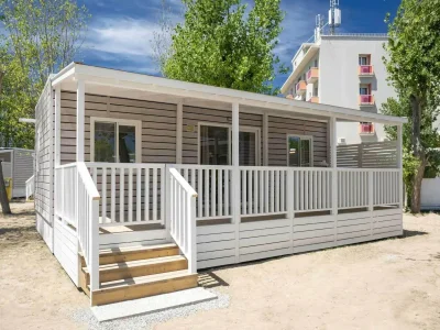 caravan Lodge in Rimini Family Village near the beach in Rimini (City) - caravan