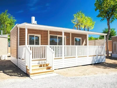 caravan Lodge im Rimini Family Village in Strandnähe in Rimini (City) - caravan