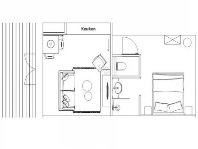 Apartment Schöne Lodge im Zentrum von Zoutelande - Document photo 17
