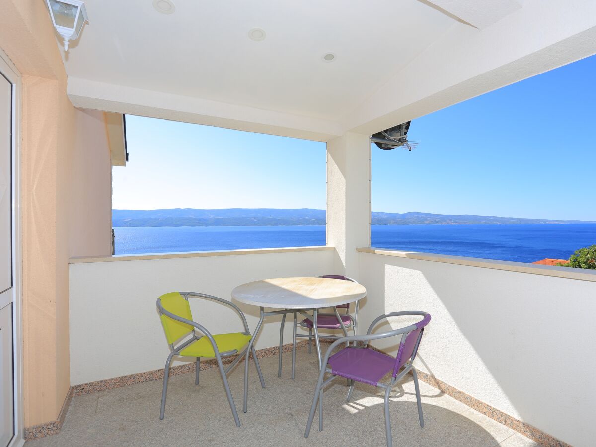 Apartment One bedroom apartment with terrace and sea view Stanići, Omiš A-17894-d