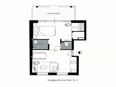 Apartment 2-person lodge with beautiful view of the church. - Document photo 16
