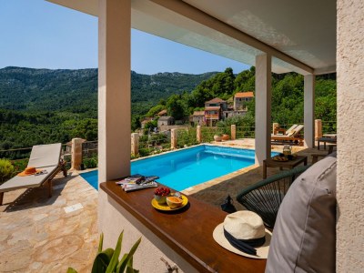 Holiday house Ruhiger Rückzugsort mit Meerblick auf Insel Hvar - Outdoor photo 10
