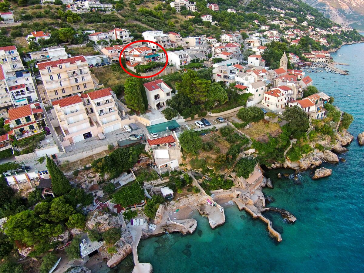 Apartment One bedroom apartment with terrace and sea view Pisak, Omiš A-16239-f - Outdoor photo 3