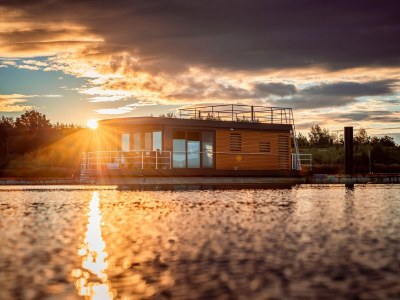 House boat Ferienhaus für sechs Gäste, Klitten - House boat