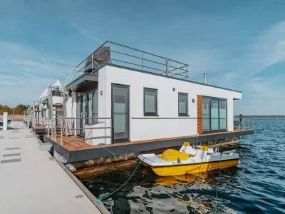 House boat Hausboot für 4 Personen auf dem Gräbendorfer See in Kolkwitz - House boat