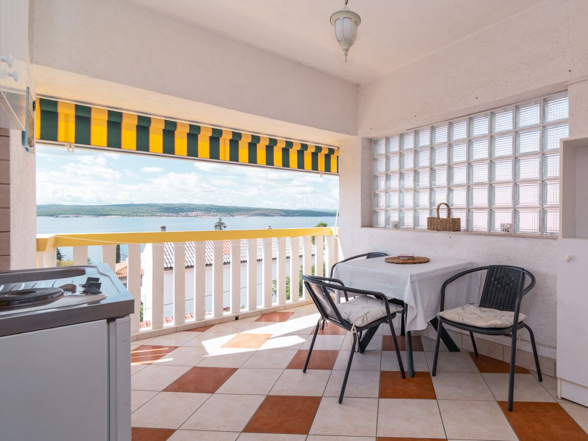 Apartment Studio flat with terrace and sea view Crikvenica AS-5585-c