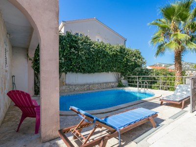 Apartment Studio flat with balcony and sea view Seget Vranjica, Trogir AS-14409-b - Outdoor photo 7